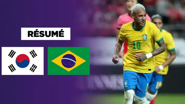 ⚽️ Résumé - Amical : Le Brésil et Neymar trop forts pour la Corée du Sud
