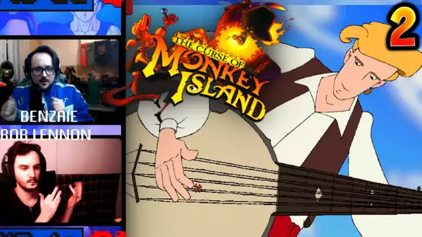 HEAVY METAL BANJO !! 290 DE QI - Monkey Island 3 - Ep.2 avec Bob & Benzaie