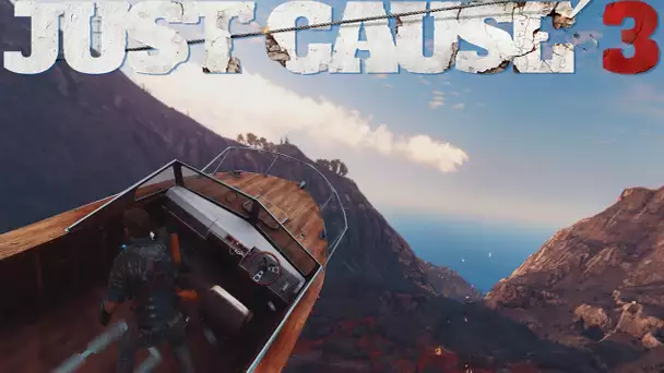 JUST CAUSE 3 VIDEO 100% WTF ! DECOUVERTE DU VOLCAN