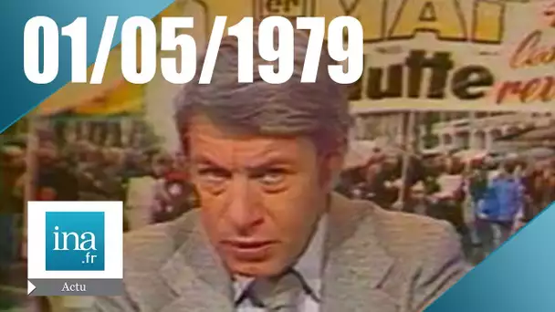 20h TF1 du 1er mai 1979 | Défilé unitaire des syndicats | Archive INA