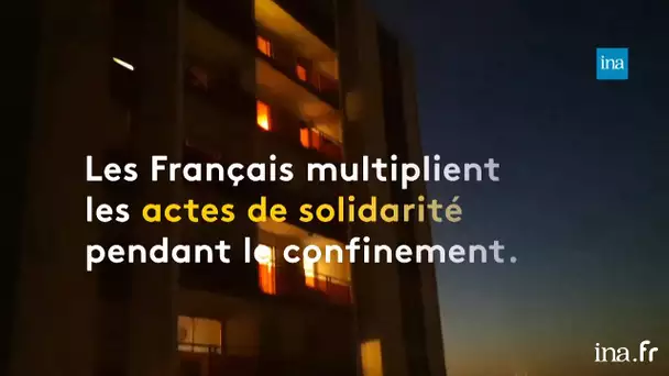 Les Français, solidaires face à l’adversité  | Franceinfo INA