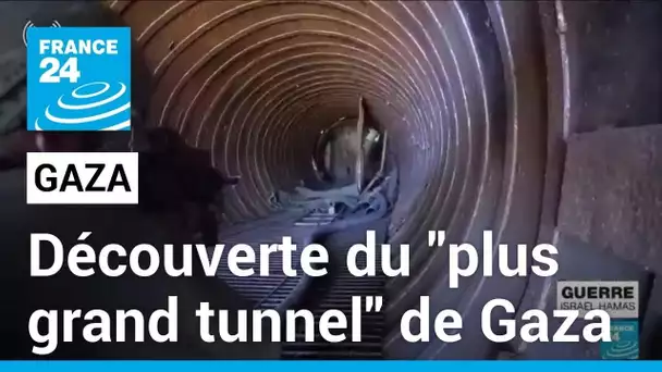 Découverte du "plus grand tunnel" de Gaza • FRANCE 24