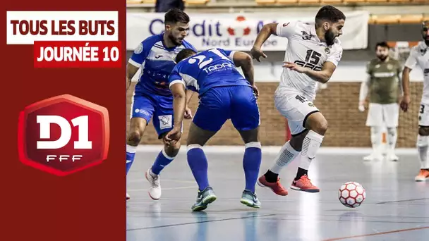 D1 Futsal, Journée 10, Tous les buts