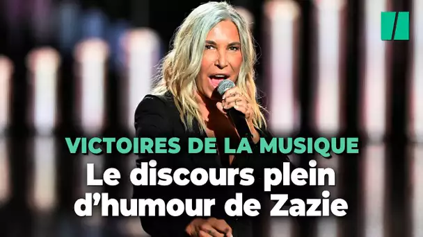 Zazie, Présidente d’honneur des Victoires de la musique 2024, a ouvert la cérémonie à sa manière