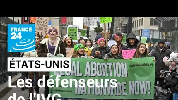 États-Unis : les défenseurs du droit à l'avortement se mobilisent lors d'un anniversaire symbolique
