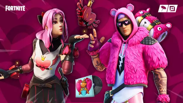 NOUVEAUX SKINS ET RECOMPENSES POUR L'EVENEMENT DE LA ST VALENTIN SUR FORTNITE ! (FORTNITE NEWS)