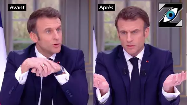 [Zap Net] Pourquoi E. Macron a-t-il dissimulé et ôté sa montre sous la table ?  (23/03/23)