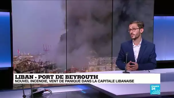 Liban : le port de Beyrouth à nouveau en flammes, cinq semaine après la double explosion