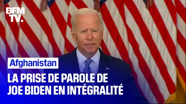 Afghanistan: la prise de parole de Joe Biden en intégralité