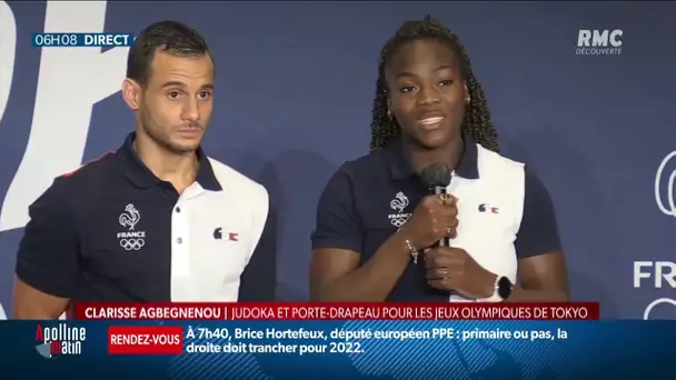 JO de Tokyo: Clarisse Agbegnenou et Samir Aït Saïd choisis porte-drapeaux pour la France