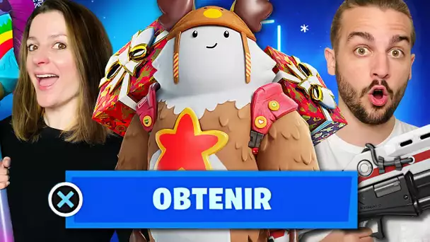 ON OUVRE LE CADEAU DE FORTNITE AVEC LE DEUXIEME SKIN DE NOEL GRATUIT !