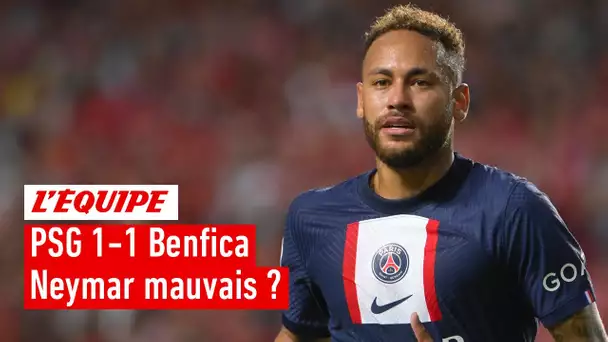 PSG 1-1 Benfica : Neymar auteur d'un mauvais match ?