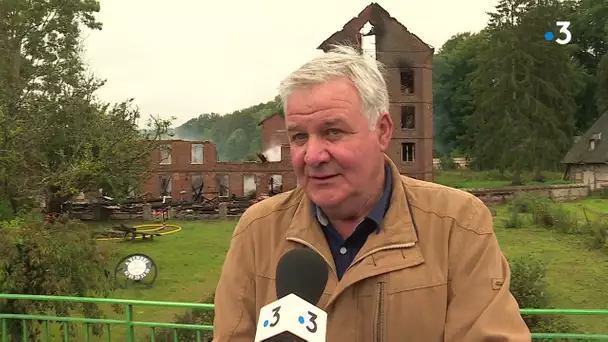 Blainville-Crevon : une victime retrouvée dans les décombres de l'incendie d'un ancien moulin