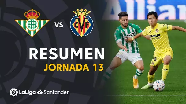 Resumen de Real Betis vs Villarreal CF (1-1)