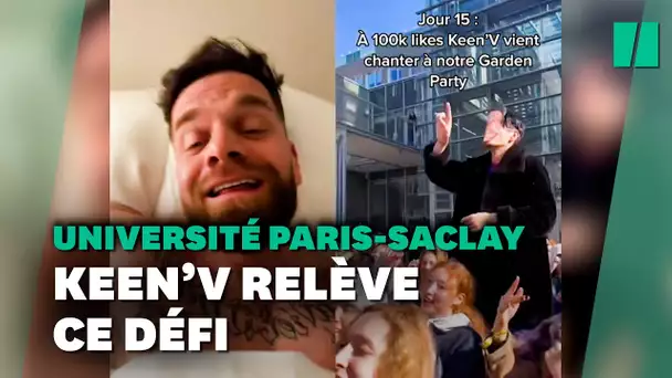 L’Université Paris-Saclay a réussi à convaincre Keen’V de venir chanter à une fête
