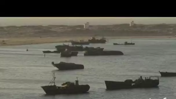 Mauritanie : cimetière de bateaux