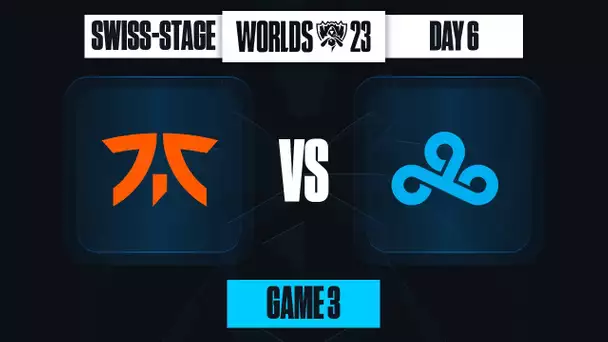 CLOUD9 vs FNATIC - LAQUELLE DE CES ÉQUIPES CLOWNESQUES SERA ÉLIMINÉE ? [Round 4 - 1/2] [Game 3]