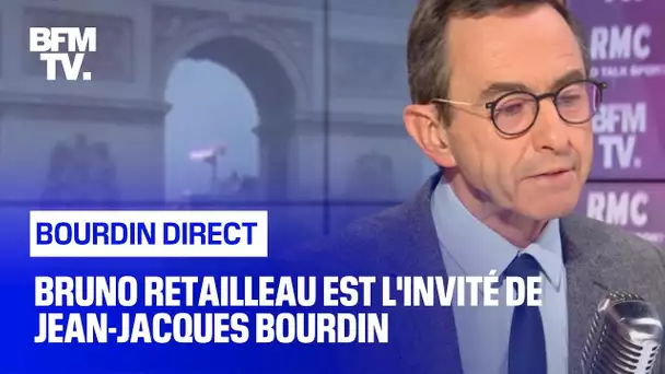 Bruno Retailleau face à Jean-Jacques Bourdin en direct