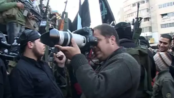 Il est photographe de guerre en Palestine