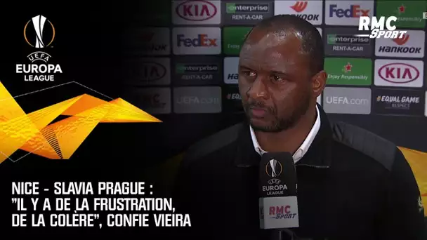 Nice - Slavia Prague : "Il y a de la frustration, de la colère", confie Vieira