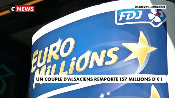 EuroMillions : un couple d'Alsaciens remporte 157 millions d'euros