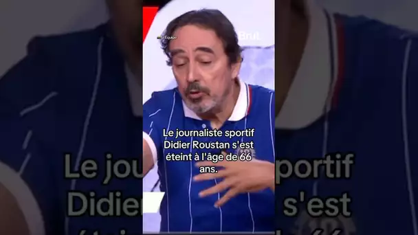 Didier Roustan est mort, il avait 66 ans