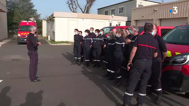 Nîmes : des sapeurs-pompiers du Gard partent en mission d'urgence sanitaire covid à Mayotte