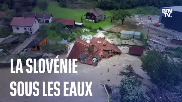 La Slovénie sous les eaux