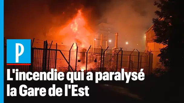 Un incendie perturbe le trafic Gare de l'Est