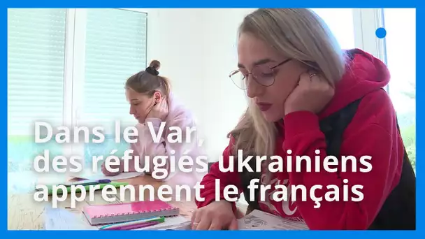 A Châteaudouble, une structure d'accueil enseigne le français aux réfugiés ukrainiens