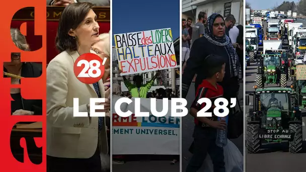 Logement, crise agricole en France, aide humanitaire à Gaza... : le Club 28' ! - 28 Minutes - ARTE