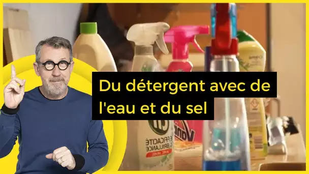 Du détergent avec de l'eau et du sel - C Jamy