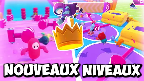 De NOUVEAUX NIVEAUX dans FALL GUYS !