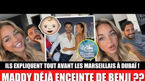 MADDY DÉJÀ ENCEINTE DE BENJI ?? 😱👶🏼 ILS EXPLIQUENT TOUT AVANT LES MARSEILLAIS À DUBAÏ !!