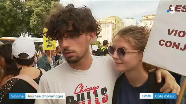 NIce : Rassemblement place Garibaldi en hommage à Salomé