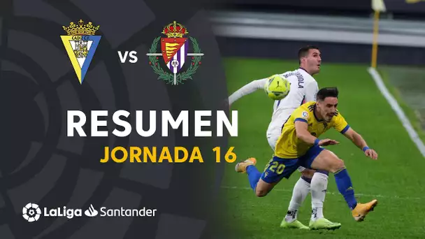 Resumen de Cádiz CF vs Real Valladolid (0-0)