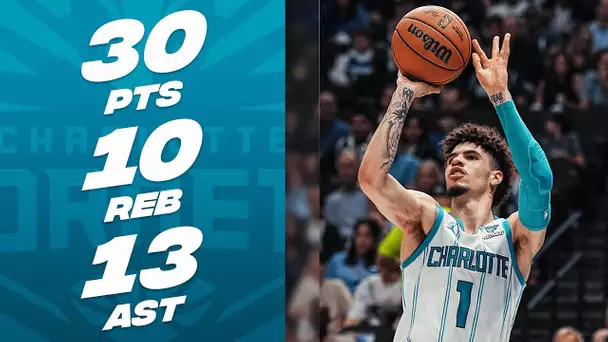 LaMelo Ball Makes Hornets Franchise History In TRIPLE-DOUBLE Performance! | November 5, 2023