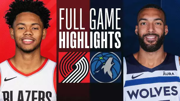 TRAIL BLAZERS at TIMBERWOLVES | FULL GAME HIGHLIGHTS | March 4, 2024