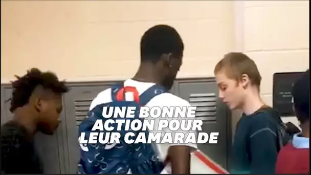 Ils offrent des vêtements et des excuses à un camarade d'école harcelé