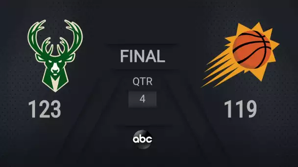 Bucks @ Suns Game 5 | #NBAFinals on ABC Live Scoreboard