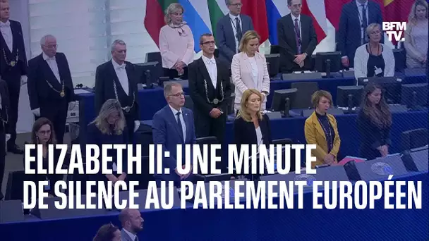 Le Parlement européen observe une minute de silence en hommage à Elizabeth II