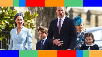 Kate Middleton et prince William  sortie en famille avec George et Charlotte pour la messe de Pâque