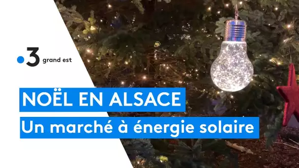 Sobriété énergétique : de l'énergie solaire pour alimenter les chalets d'un marché de Noël