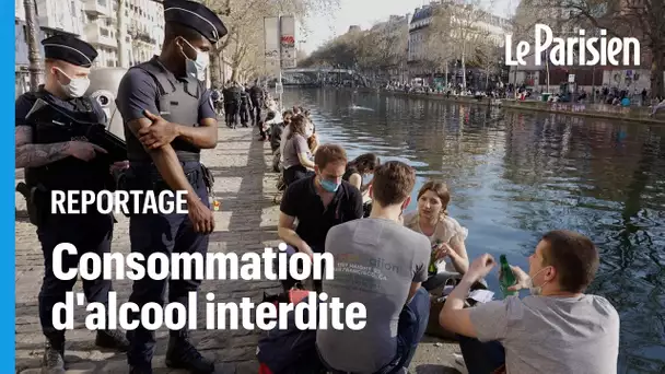 «135 euros, ça fait cher pour une bière» : sur les bords du canal Saint-Martin, la police dresse