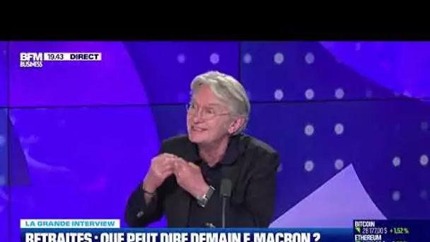 La grande interview : Retraites, que peut dire E. Macron mercredi ?