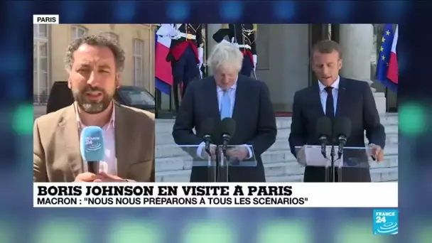 Johnson reçu par Macron : "Un ton chaleureux malgré les désaccords sur le fond"