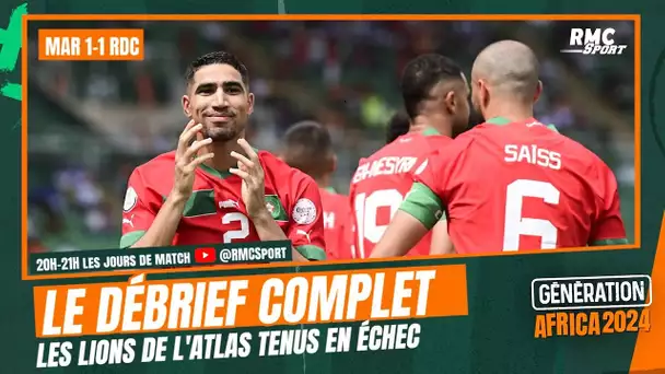 CAN 2023 : Maroc 1-1 RD. Congo, “Génération Africa” décrypte le “sabordage” des Lions de l’Atlas