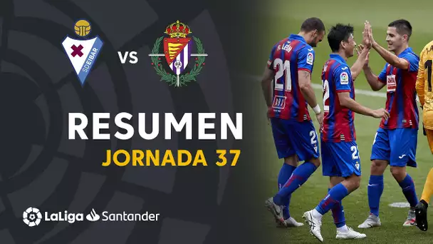 Resumen de SD Eibar vs Real Valladolid (3-1)