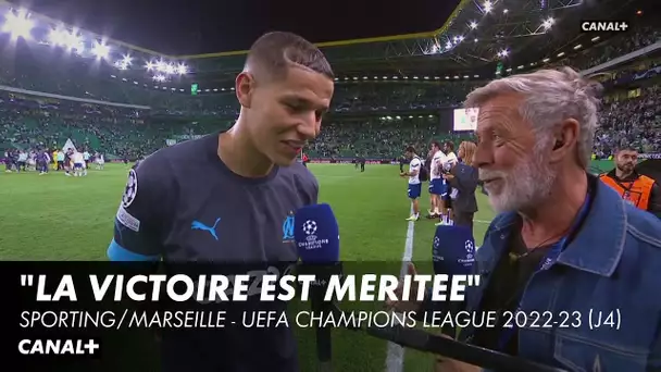La réaction d'Amine Harit après son énorme match - Sporting / Marseille