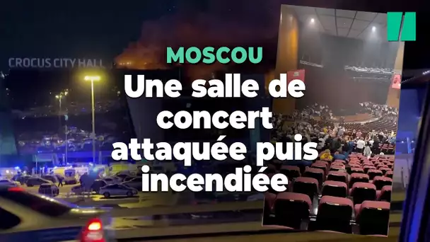 Les images de l’attaque meurtrière dans une salle de concert près de Moscou